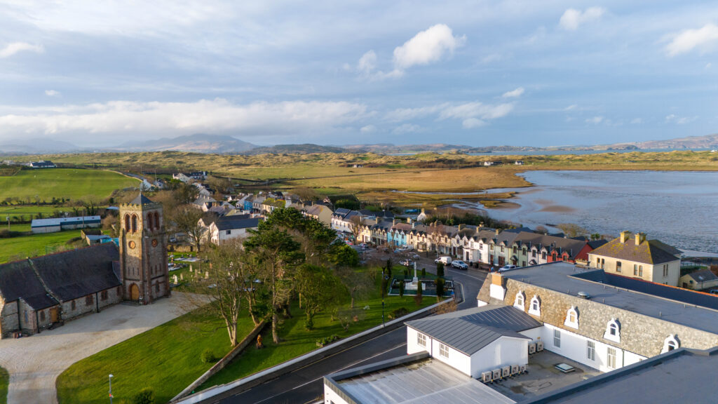 default View of the Carrigart Hotel over Sheephaven Bay